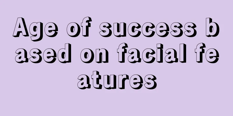 Age of success based on facial features