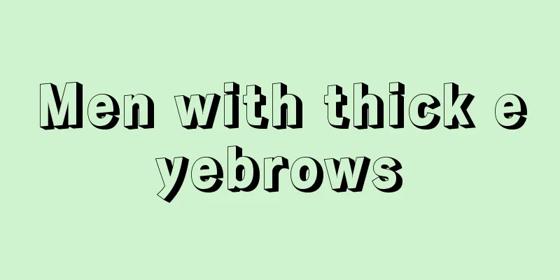 Men with thick eyebrows