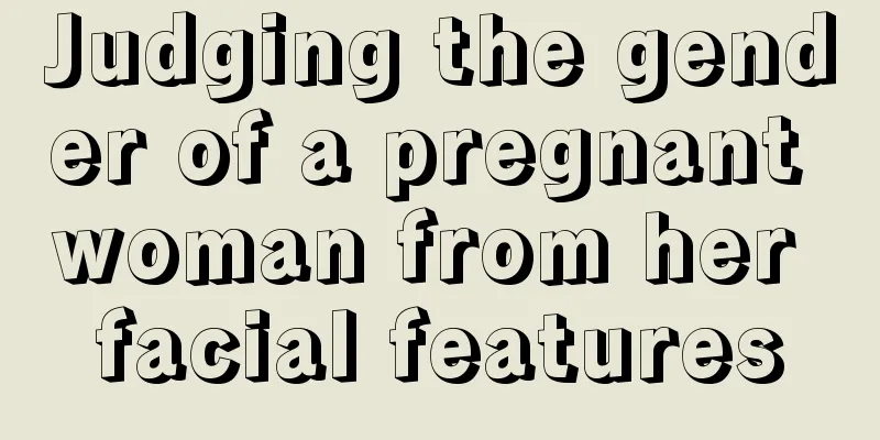Judging the gender of a pregnant woman from her facial features