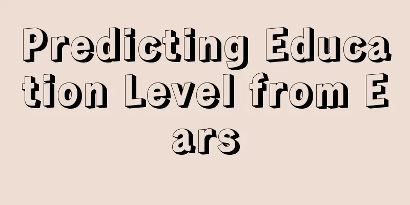 Predicting Education Level from Ears