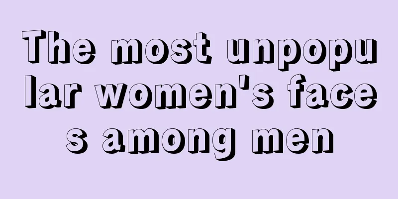 The most unpopular women's faces among men