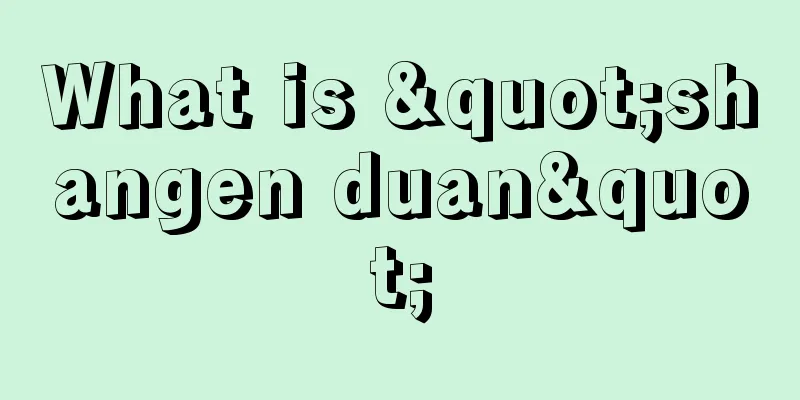 What is "shangen duan"