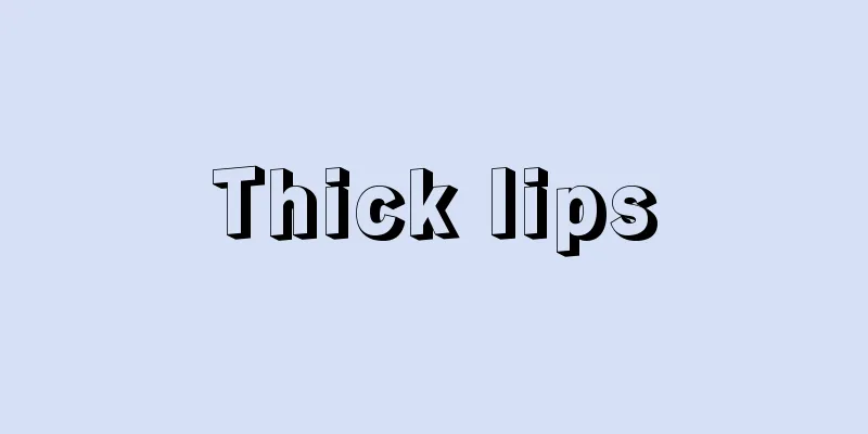Thick lips