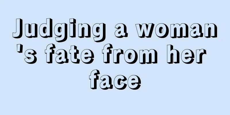 Judging a woman's fate from her face