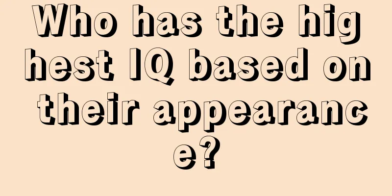 Who has the highest IQ based on their appearance?