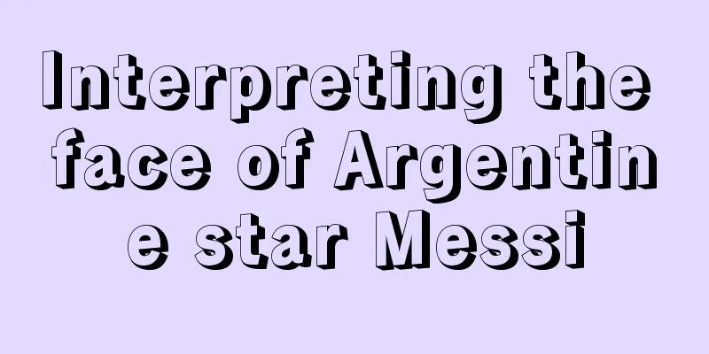 Interpreting the face of Argentine star Messi