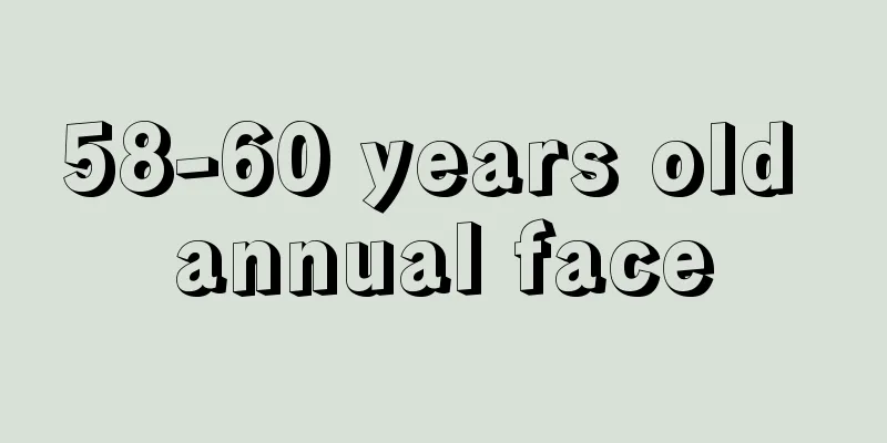 58-60 years old annual face