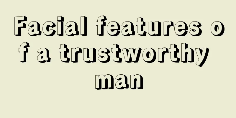 Facial features of a trustworthy man
