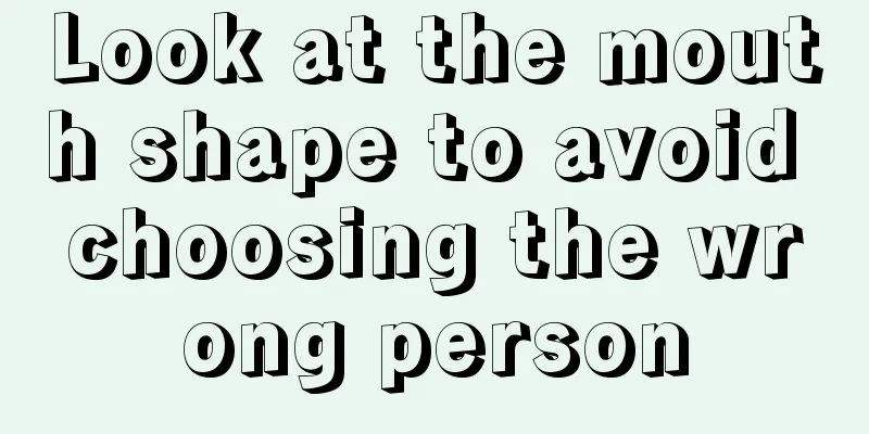 Look at the mouth shape to avoid choosing the wrong person