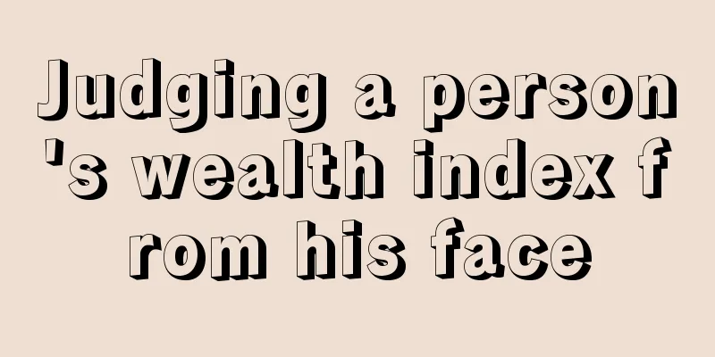 Judging a person's wealth index from his face