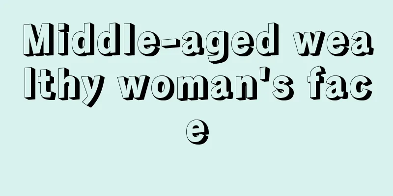 Middle-aged wealthy woman's face