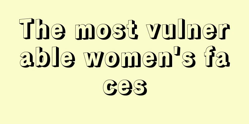 The most vulnerable women's faces