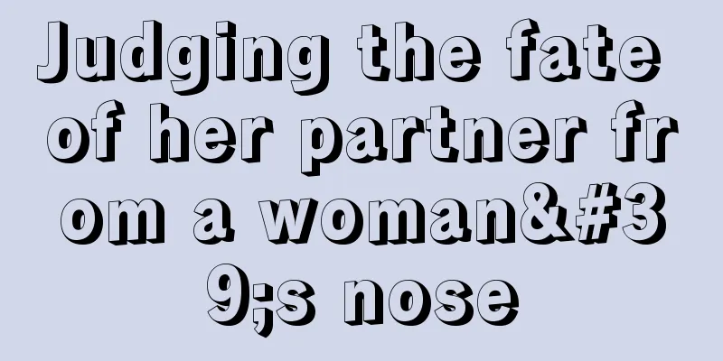 Judging the fate of her partner from a woman's nose
