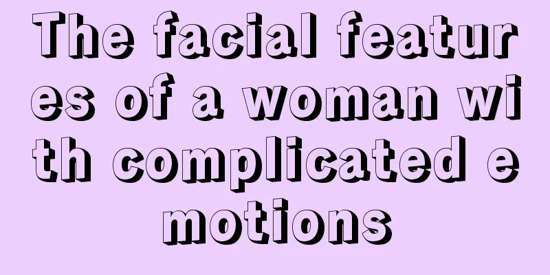 The facial features of a woman with complicated emotions