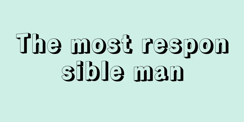 The most responsible man