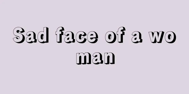 Sad face of a woman
