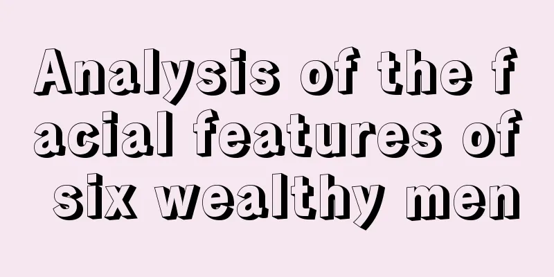 Analysis of the facial features of six wealthy men