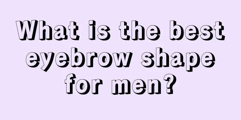 What is the best eyebrow shape for men?