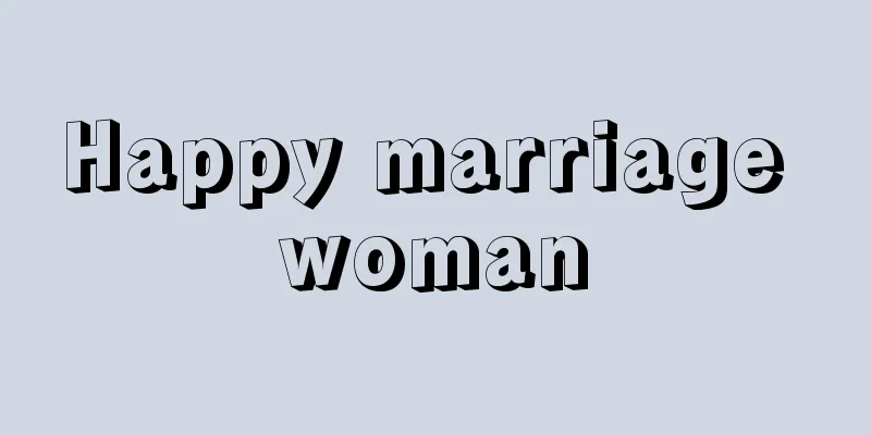 Happy marriage woman
