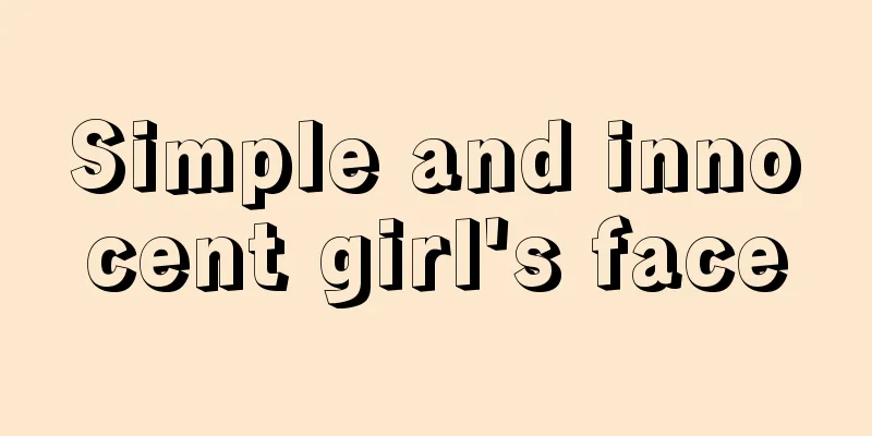 Simple and innocent girl's face