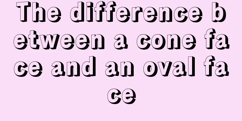 The difference between a cone face and an oval face