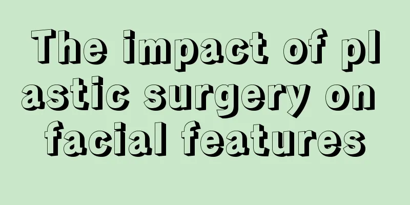 The impact of plastic surgery on facial features