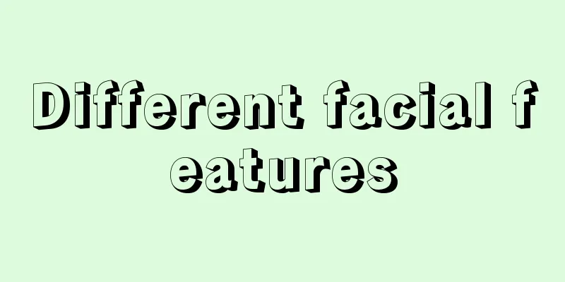 Different facial features