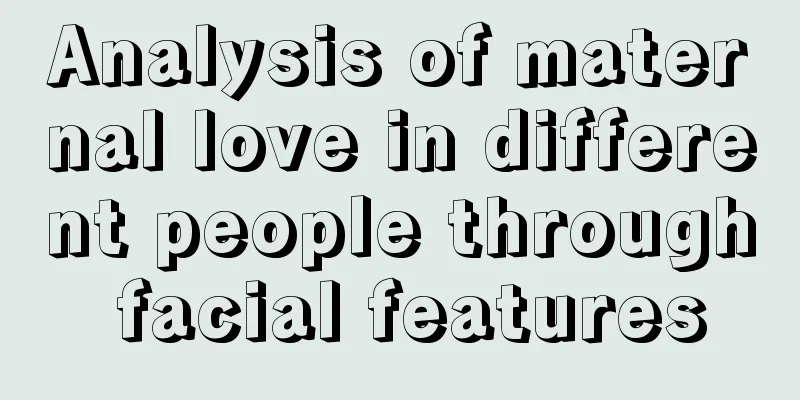 Analysis of maternal love in different people through facial features