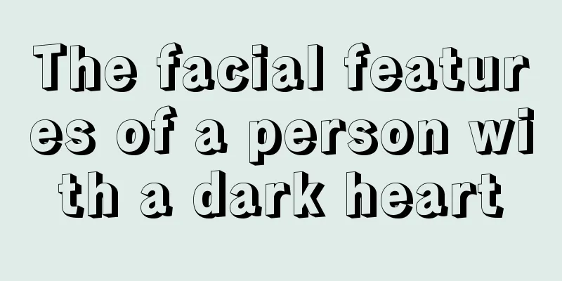 The facial features of a person with a dark heart