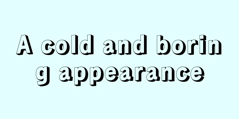 A cold and boring appearance