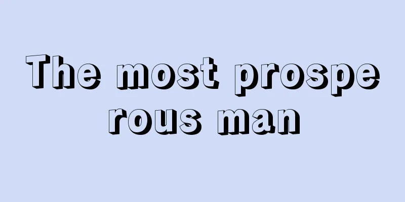 The most prosperous man