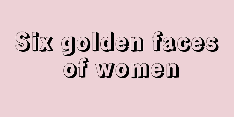 Six golden faces of women