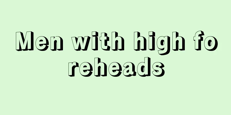 Men with high foreheads