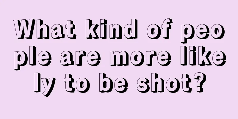 What kind of people are more likely to be shot?