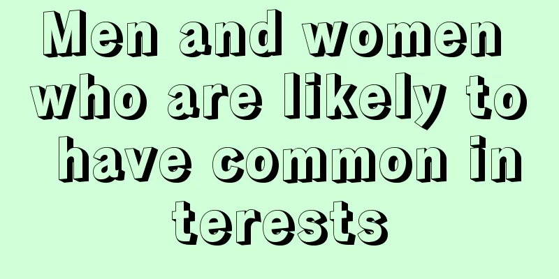 Men and women who are likely to have common interests