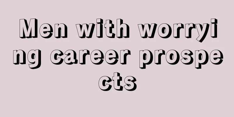 Men with worrying career prospects