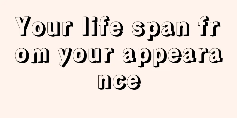 Your life span from your appearance