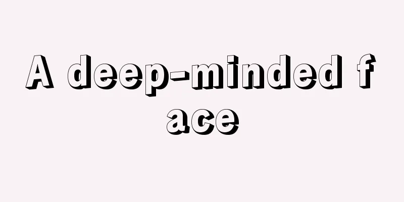 A deep-minded face