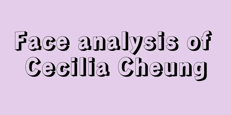 Face analysis of Cecilia Cheung