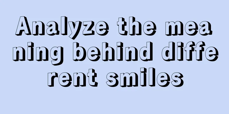 Analyze the meaning behind different smiles
