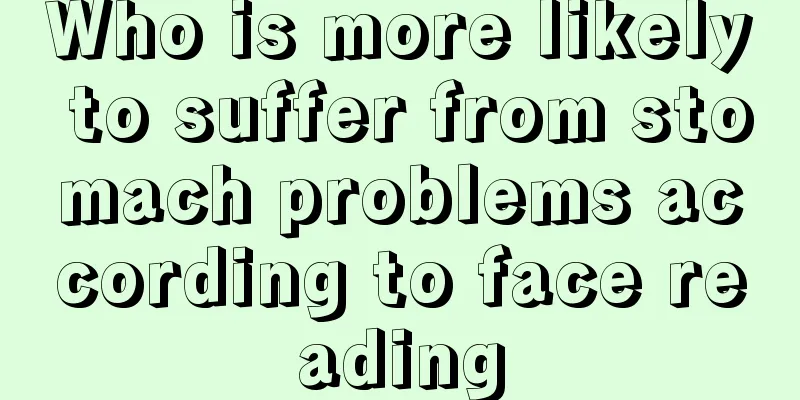 Who is more likely to suffer from stomach problems according to face reading