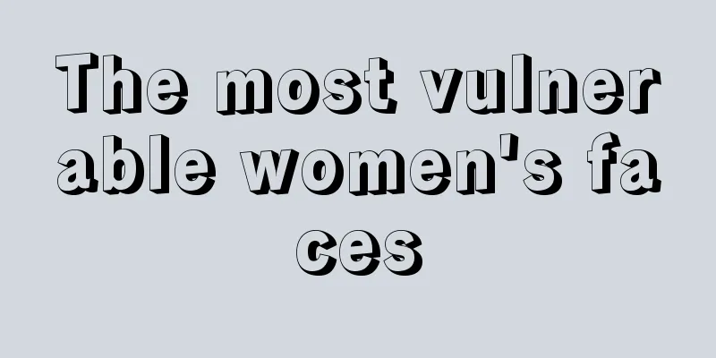 The most vulnerable women's faces