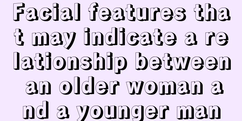 Facial features that may indicate a relationship between an older woman and a younger man