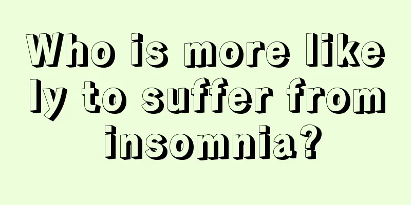 Who is more likely to suffer from insomnia?