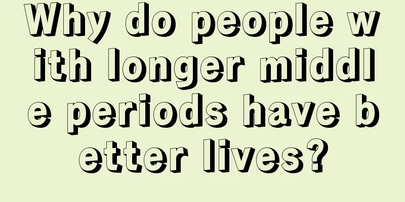 Why do people with longer middle periods have better lives?