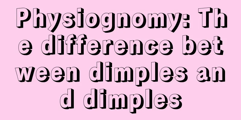 Physiognomy: The difference between dimples and dimples