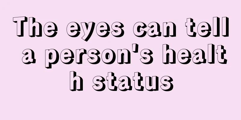 The eyes can tell a person's health status