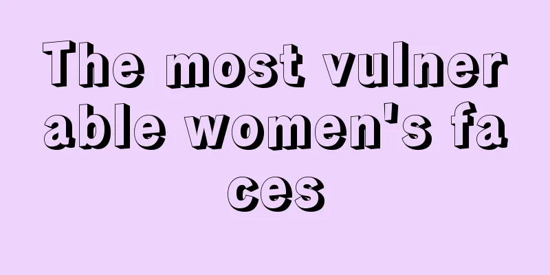 The most vulnerable women's faces