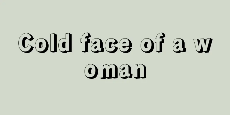 Cold face of a woman