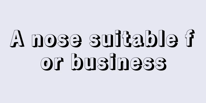 A nose suitable for business